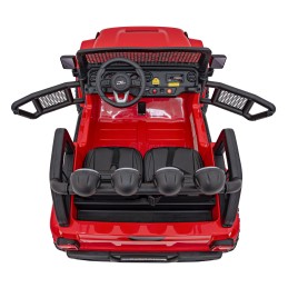 Auto terenowe OFF-ROAD 3.0 dla dzieci Czerwony + Pilot + Wolny Start + Pasy + Audio LED