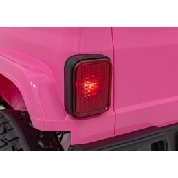 Auto terenowe OFF-ROAD 3.0 dla dzieci Różowy + Pilot + Wolny Start + Pasy + Audio LED