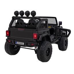 Auto terenowe OFF-ROAD 3.0 dla dzieci Czarny + Pilot + Wolny Start + Pasy + Audio LED
