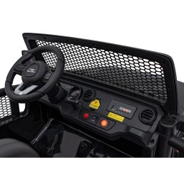 Auto terenowe OFF-ROAD 3.0 dla dzieci Czarny + Pilot + Wolny Start + Pasy + Audio LED
