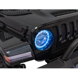 Auto terenowe OFF-ROAD 3.0 dla dzieci Czarny + Pilot + Wolny Start + Pasy + Audio LED