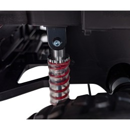 Auto terenowe OFF-ROAD 3.0 dla dzieci Czarny + Pilot + Wolny Start + Pasy + Audio LED