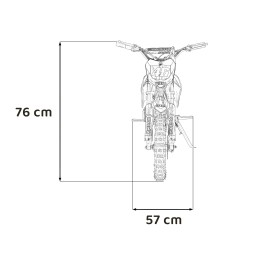 Pojazd Motor RENEGADE 50R Czerwony