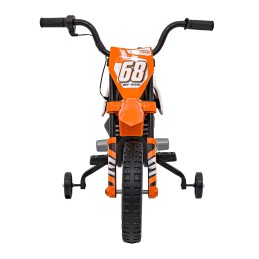 Motor PANTONE 361C na akumulator dla dzieci Pomarańczowy + Panel audio + Wolny Start + Koła EVA