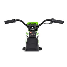 Motor PANTONE 361C na akumulator dla dzieci Zielony + Panel audio + Wolny Start + Koła EVA