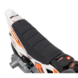 Motor PANTONE 361C na akumulator dla dzieci Pomarańczowy + Panel audio + Wolny Start + Koła EVA