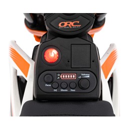 Motor PANTONE 361C na akumulator dla dzieci Pomarańczowy + Panel audio + Wolny Start + Koła EVA