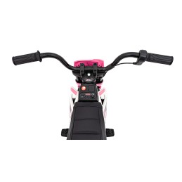 Motor PANTONE 361C na akumulator dla dzieci Różowy + Panel audio + Wolny Start + Koła EVA