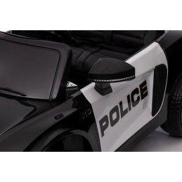 Audi R8 Policja na akumulator dla dzieci + Pilot + EVA + Wolny Start + MP3 LED