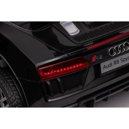 Audi R8 Policja na akumulator dla dzieci + Pilot + EVA + Wolny Start + MP3 LED