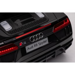 Audi R8 Policja na akumulator dla dzieci + Pilot + EVA + Wolny Start + MP3 LED