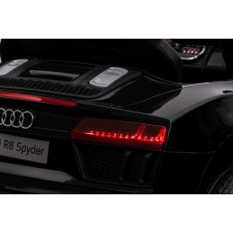 Audi R8 Policja na akumulator dla dzieci + Pilot + EVA + Wolny Start + MP3 LED