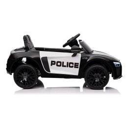 Audi R8 Policja na akumulator dla dzieci + Pilot + EVA + Wolny Start + MP3 LED
