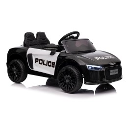 Audi R8 Policja na akumulator dla dzieci + Pilot + EVA + Wolny Start + MP3 LED