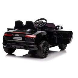 Audi R8 Policja na akumulator dla dzieci + Pilot + EVA + Wolny Start + MP3 LED