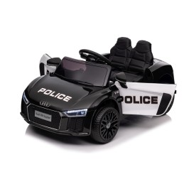 Audi R8 Policja na akumulator dla dzieci + Pilot + EVA + Wolny Start + MP3 LED
