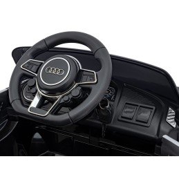 Audi R8 Policja na akumulator dla dzieci + Pilot + EVA + Wolny Start + MP3 LED