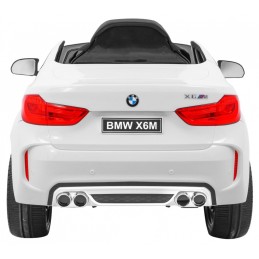 BMW X6M Elektryczne Autko dla dzieci, Biały SUV + Pilot