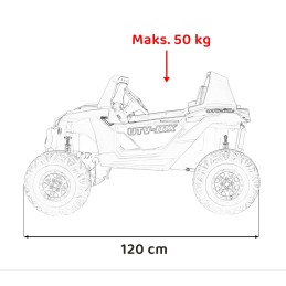 Pojazd Buggy UTV-MX 2000N Biały