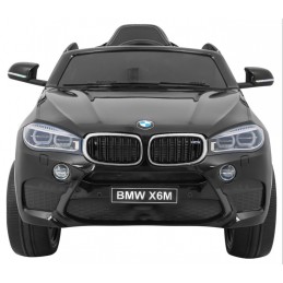 BMW X6M Elektryczne Autko dla dzieci - Czarny SUV + Pilot