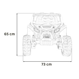 Pojazd Buggy UTV 2000M Racing Zielony