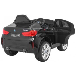 BMW X6M Elektryczne Autko dla dzieci - Czarny SUV + Pilot