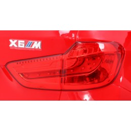 BMW X6M Elektryczne Autko dla dzieci - Czerwony SUV + Pilot