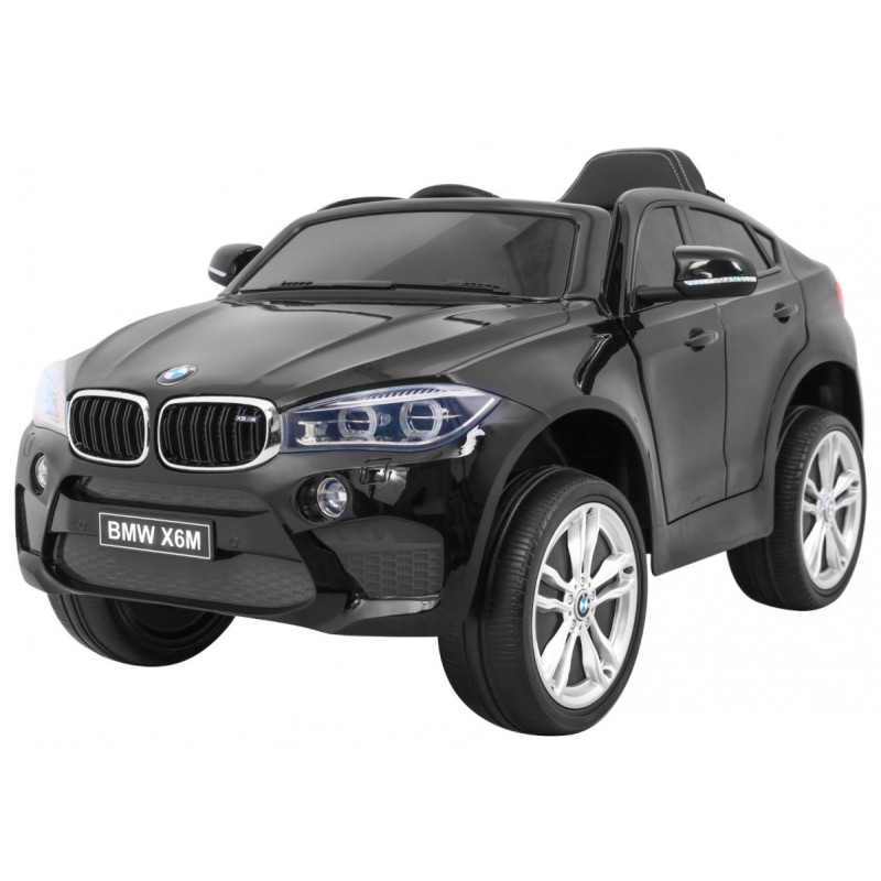 BMW X6M Elektryczne Autko dla dzieci - Czarny SUV + Pilot