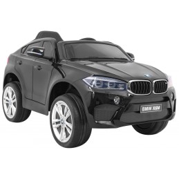 BMW X6M Elektryczne Autko dla dzieci - Czarny SUV + Pilot