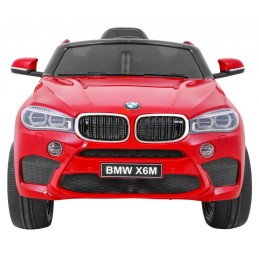 BMW X6M Elektryczne Autko dla dzieci, Czerwony SUV + Pilot
