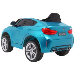 BMW X6M Elektryczne Autko, SUV dla dzieci Lakier Niebieski + Pilot