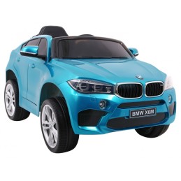 BMW X6M Elektryczne Autko, SUV dla dzieci Lakier Niebieski + Pilot