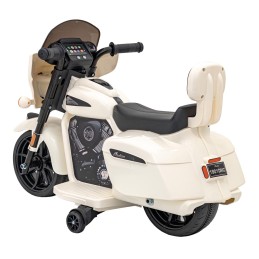 Pojazd Chopper INDIAN Biały motocykl dla dziecka