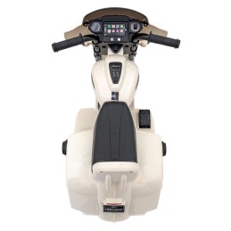 Pojazd Chopper INDIAN Biały motocykl dla dziecka