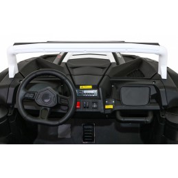 Buggy ATV Racing dla 2 dzieci Biały + Napęd 4x4 + Pilot + Wolny Start + MP3 LED