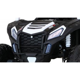 Buggy ATV Racing dla 2 dzieci Biały + Napęd 4x4 + Pilot + Wolny Start + MP3 LED