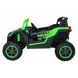 Buggy ATV Racing dla 2 dzieci Zielony + Napęd 4x4 + Pilot + Wolny Start + MP3 LED
