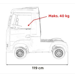 Pojazd Scania R-SERIE Różowy