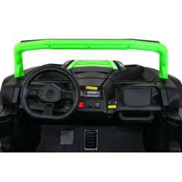 Buggy ATV Racing dla 2 dzieci Zielony + Napęd 4x4 + Pilot + Wolny Start + MP3 LED