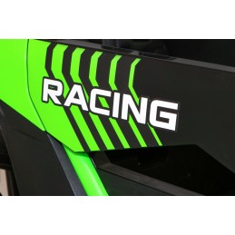 Buggy ATV Racing dla 2 dzieci Zielony + Napęd 4x4 + Pilot + Wolny Start + MP3 LED