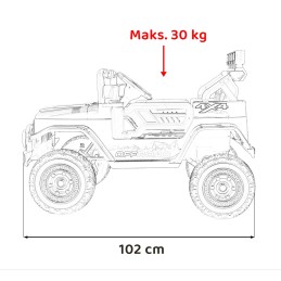 Pojazd Off-Road CLIMBER Czerwony