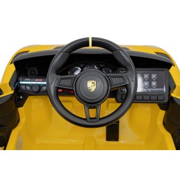 Pojazd Porsche Spyder RS 718 Żółty samochód sportowy