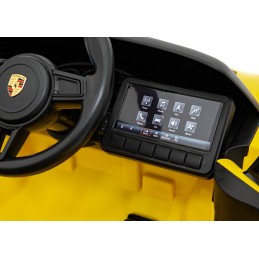 Pojazd Porsche Spyder RS 718 Żółty samochód sportowy