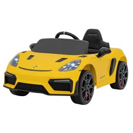 Pojazd Porsche Spyder RS 718 Żółty samochód sportowy