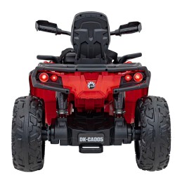 Quad Can Am Outlander ATV z Pilotem Czerwony