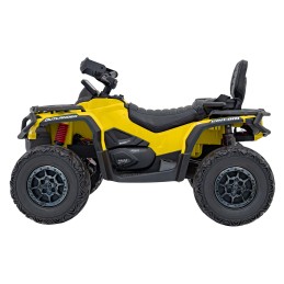 Quad Can Am Outlander ATV z Pilotem Żółty