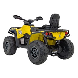 Quad Can Am Outlander ATV z Pilotem Żółty