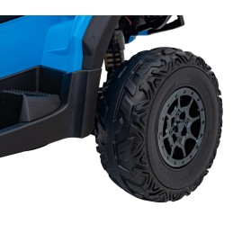 Quad Can Am Outlander ATV z Pilotem Niebieski