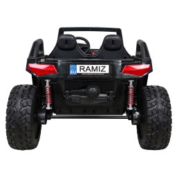 Buggy Clash na akumulator dla 2 dzieci Czarny + Pilot + Napęd 4x4 + Regulacja siedzenia + Radio MP3 + LED