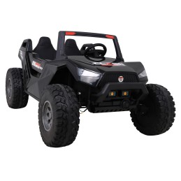 Buggy Clash na akumulator dla 2 dzieci Czarny + Pilot + Napęd 4x4 + Regulacja siedzenia + Radio MP3 + LED
